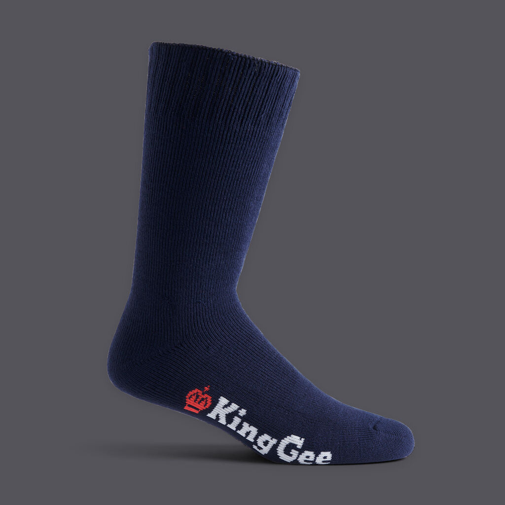 KingGee K09002 Bamboo Work Socks 3 Pack Size-7-12