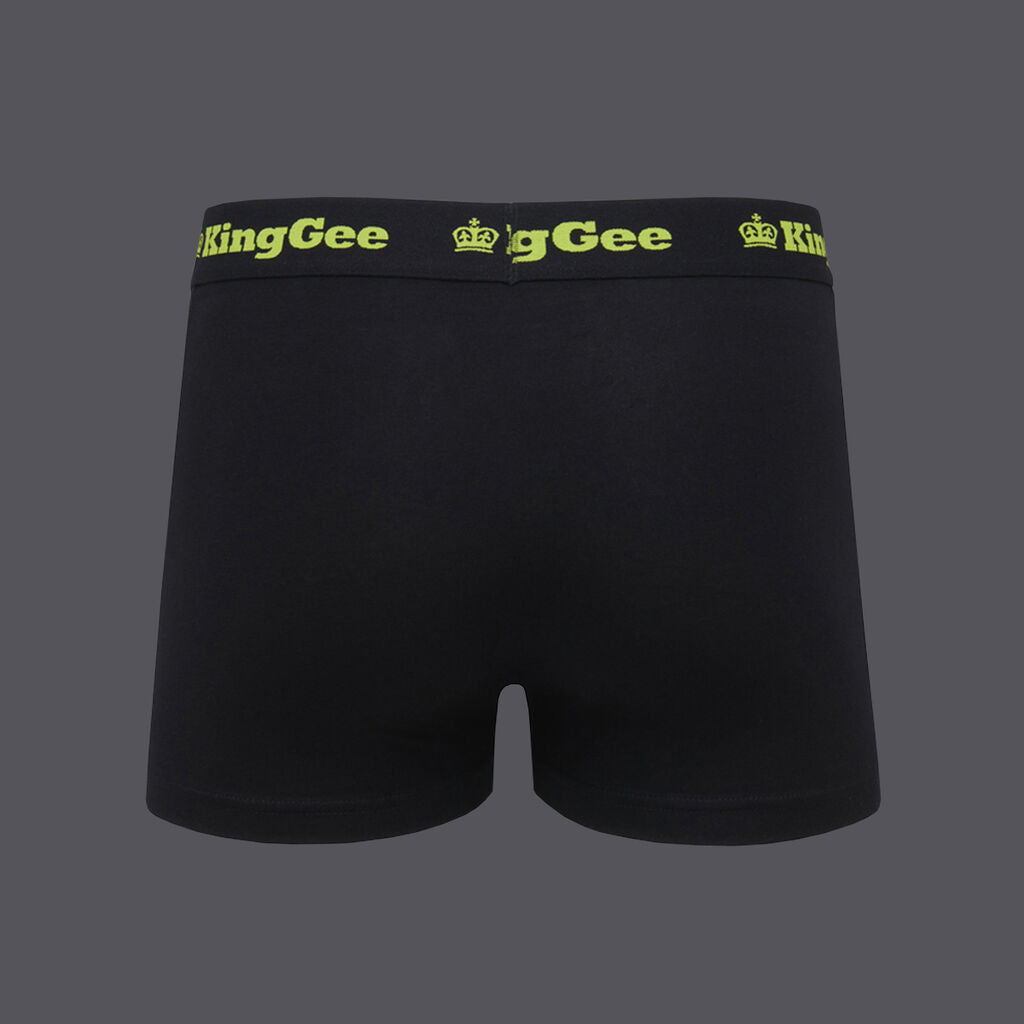 KingGee K09023 King Gee Cotton Trunk 3 Pack-Black