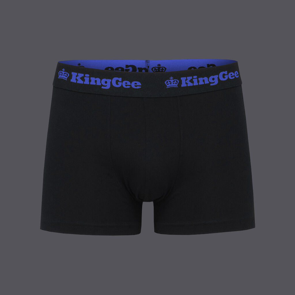 KingGee K09023 King Gee Cotton Trunk 3 Pack-Black