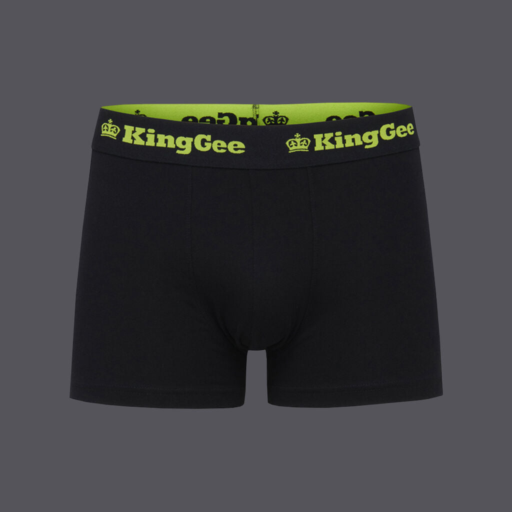 KingGee K09023 King Gee Cotton Trunk 3 Pack-Black