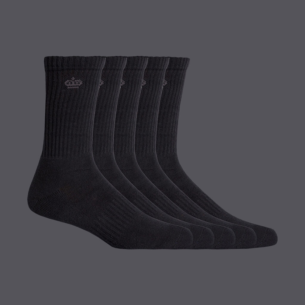 KingGee K09035 Crew Socks 5 Pack- Size 7-12