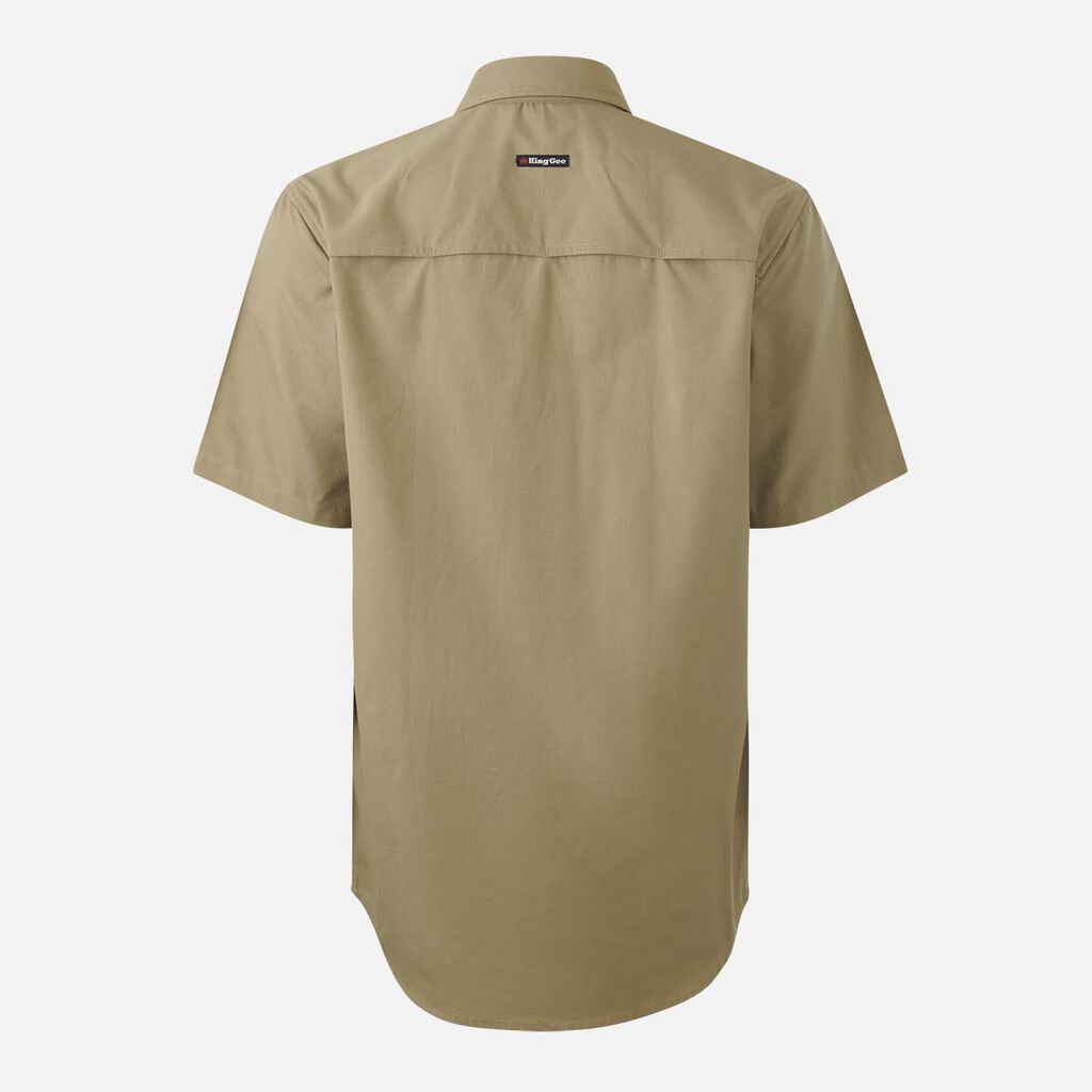 KingGee K14032 Men's Workcool Vented Closed Front Shirt Short Sleeve