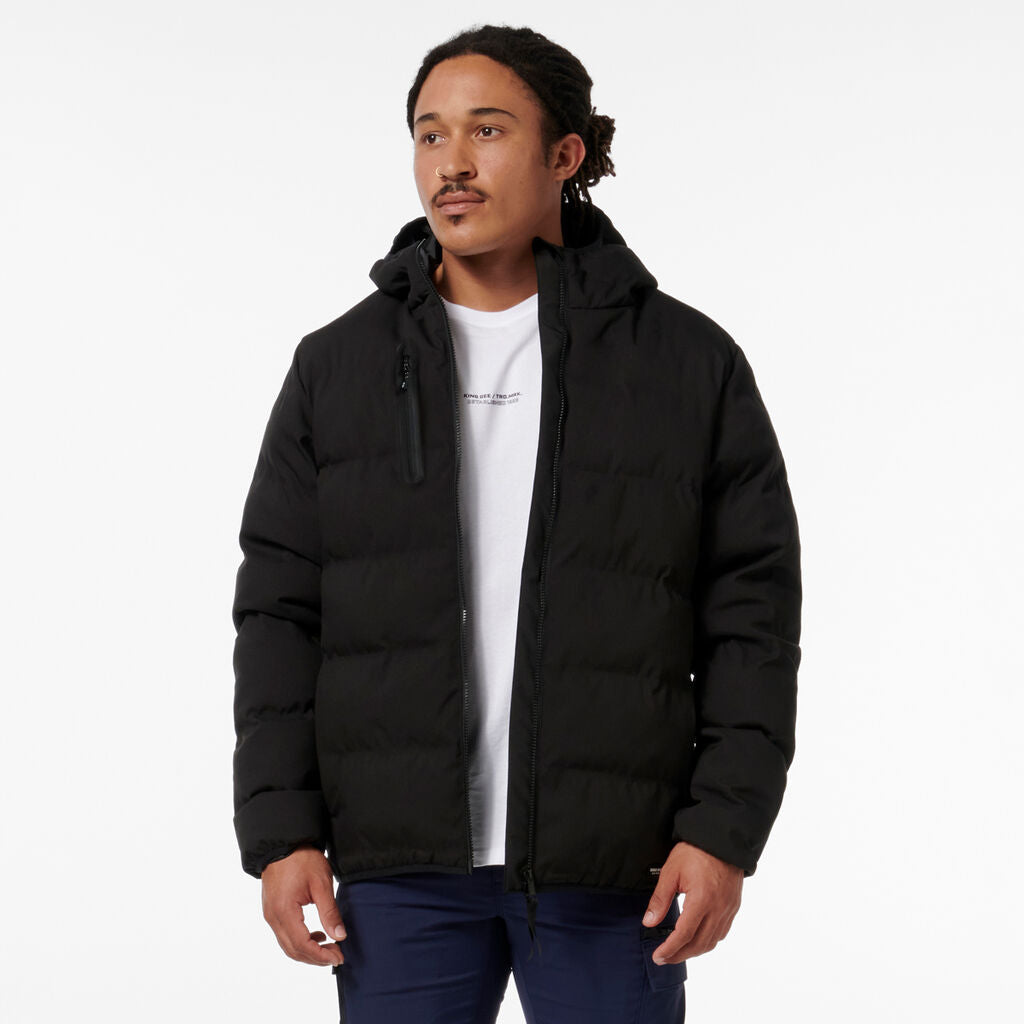 KingGee K15013 Trademark Puffer Jacket-Black