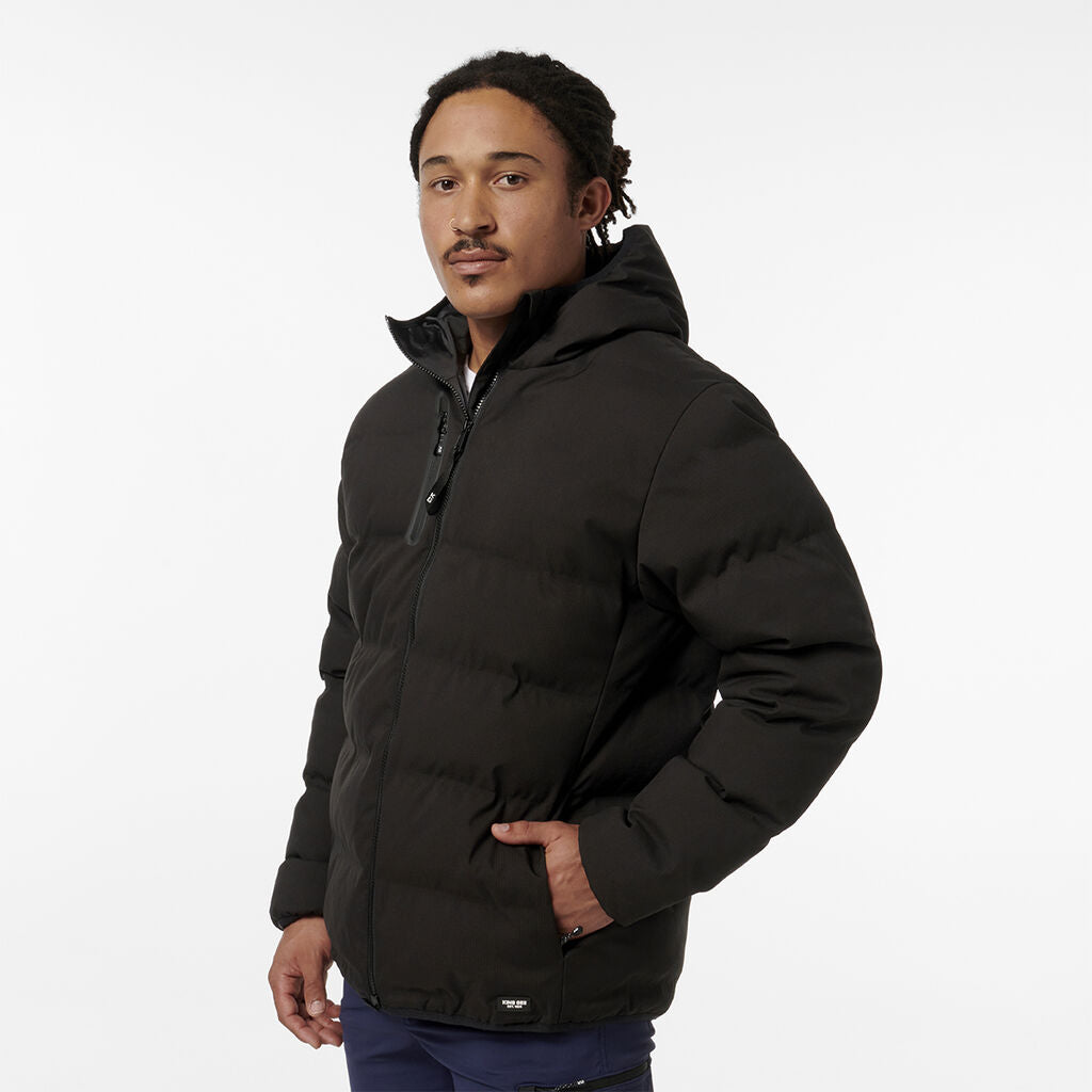KingGee K15013 Trademark Puffer Jacket-Black