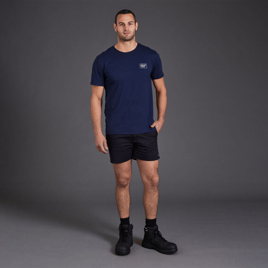 KingGee K17012 Rib Comfort Waist Short Shorts
