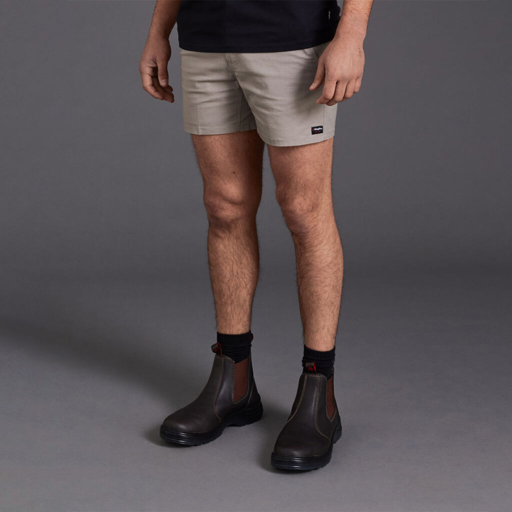 KingGee K17012 Rib Comfort Waist Short Shorts