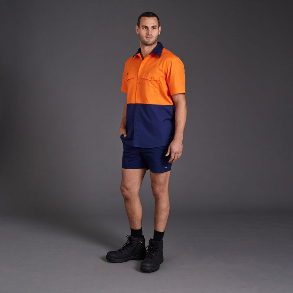 KingGee K17012 Rib Comfort Waist Short Shorts