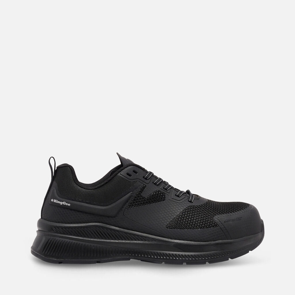 KingGee K26494 Hypertec Sport Safety Shoe-Black