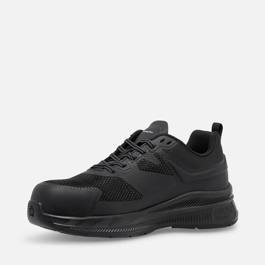 KingGee K26494 Hypertec Sport Safety Shoe-Black