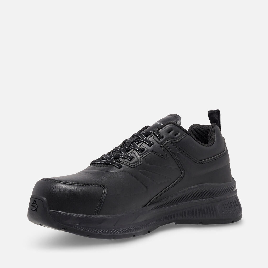 KingGee K26498 Women's HyperTec Leather Safety Shoe-Black