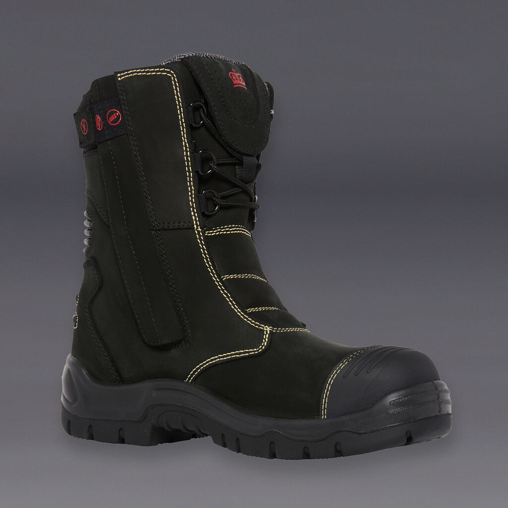 KingGee K27174 Bennu Rigger Safety Boots-Black