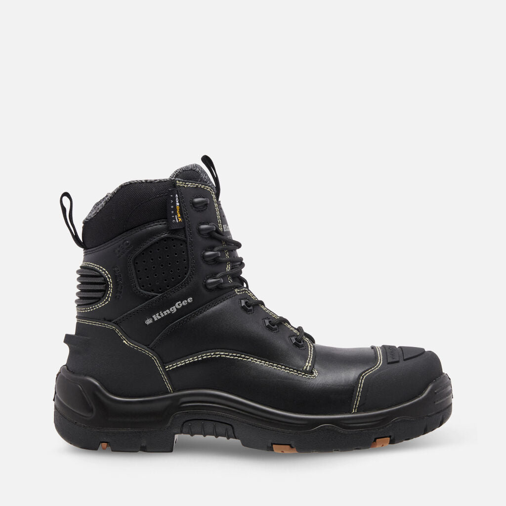 KingGee K28000 ONYX 6CZ Composite Toe Work Boot - Black