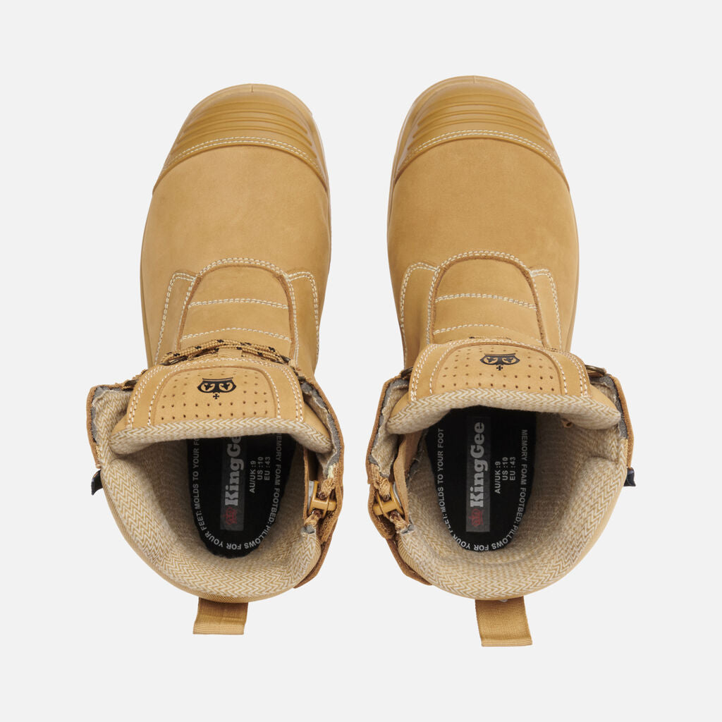 KingGee K28007 Bennu Pro 9 Safety Boot-Wheat