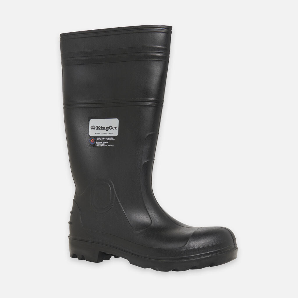 KingGee K29006 Hydro Guard Safety Gumboot-Black