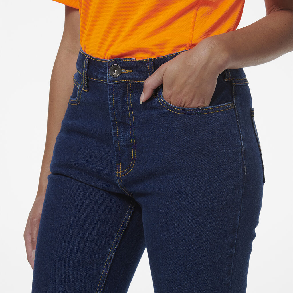 KingGee K43019 Women's Stretch Taped Jean-Stonewash