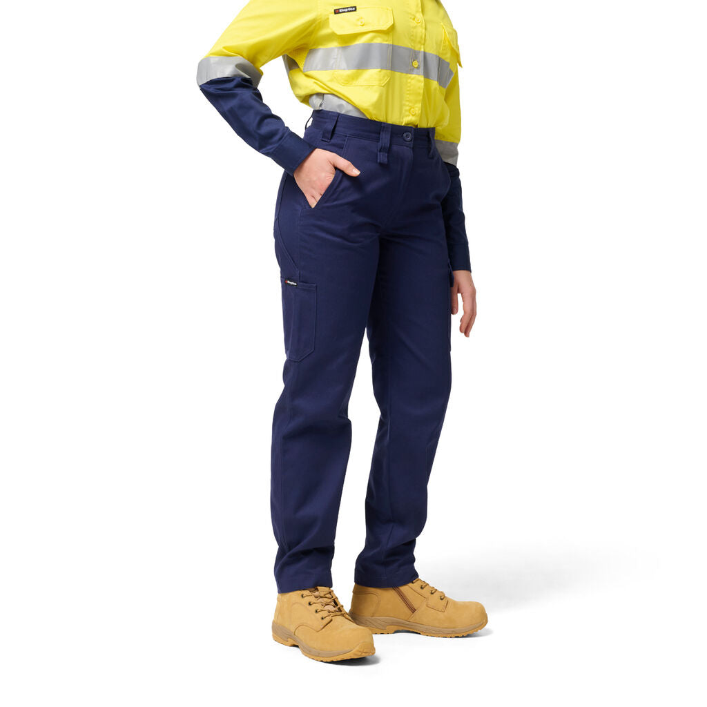 KingGee K43032 Women's Originals Cargo Pant-Navy