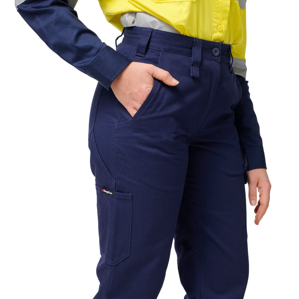 KingGee K43032 Women's Originals Cargo Pant-Navy