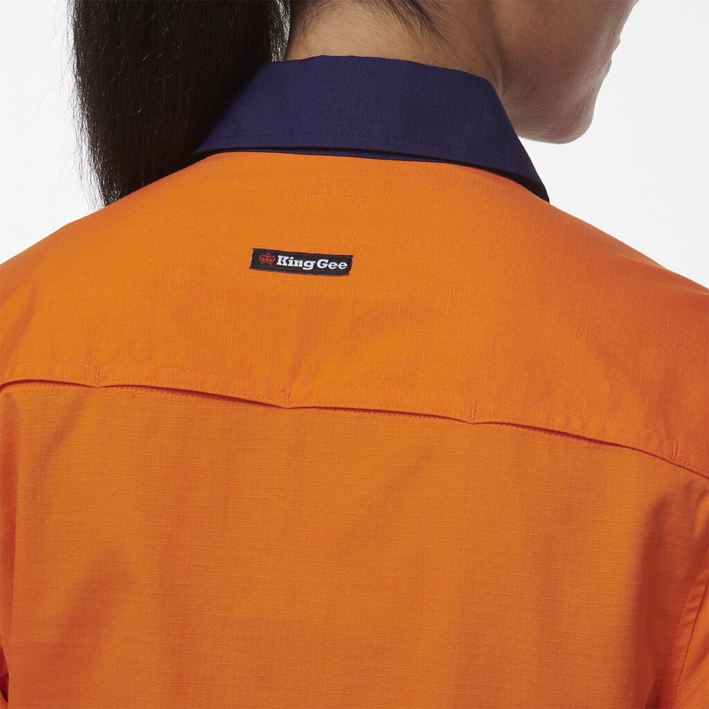 KingGee K44211 Women's Workcool Vented Closed Front Spiced Shirt