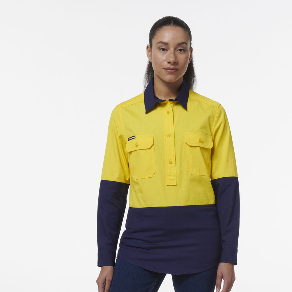 KingGee K44211 Women's Workcool Vented Closed Front Spiced Shirt