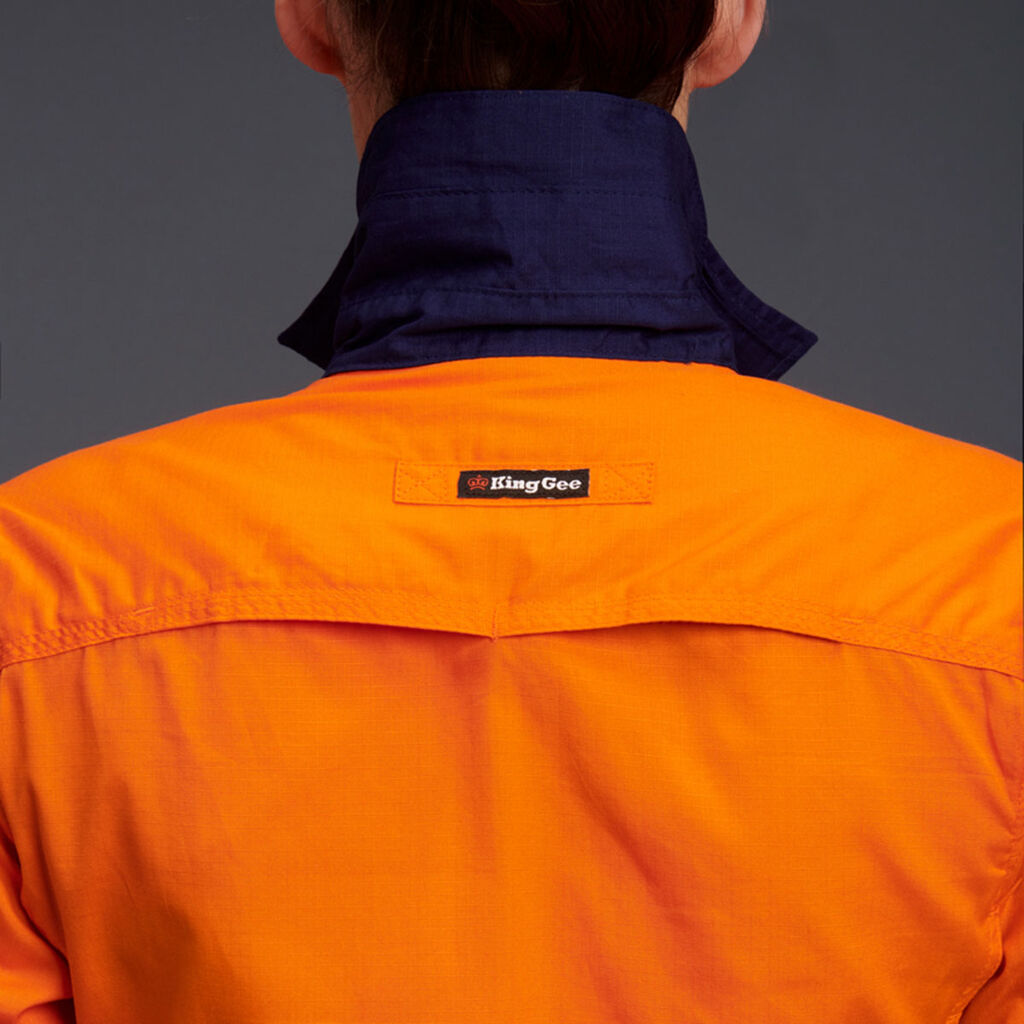 KingGee K44543 Ladies Workcool 2 Hi-vis Spliced Shirt L/S