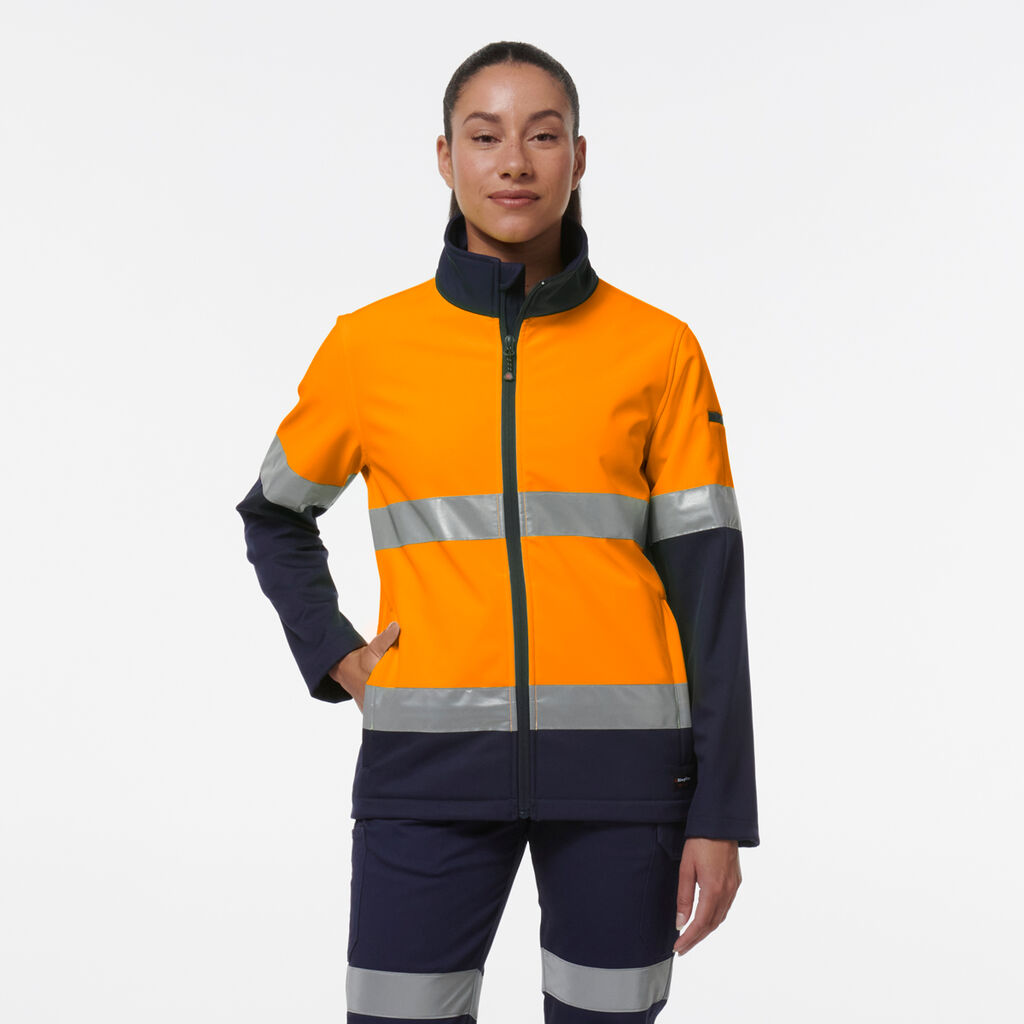 KingGee K45006 Women's Reflective Spliced Soft Shell Jacket