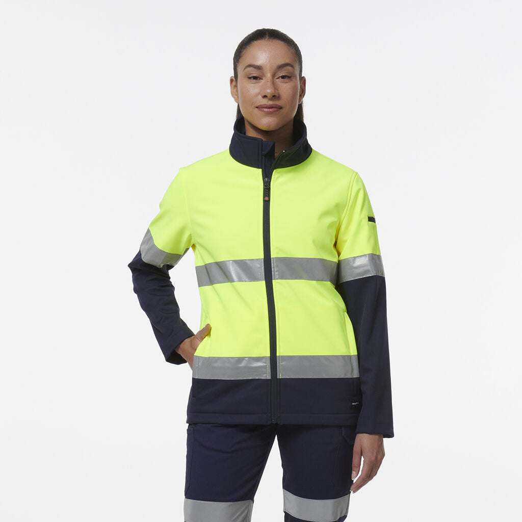 KingGee K45006 Women's Reflective Spliced Soft Shell Jacket
