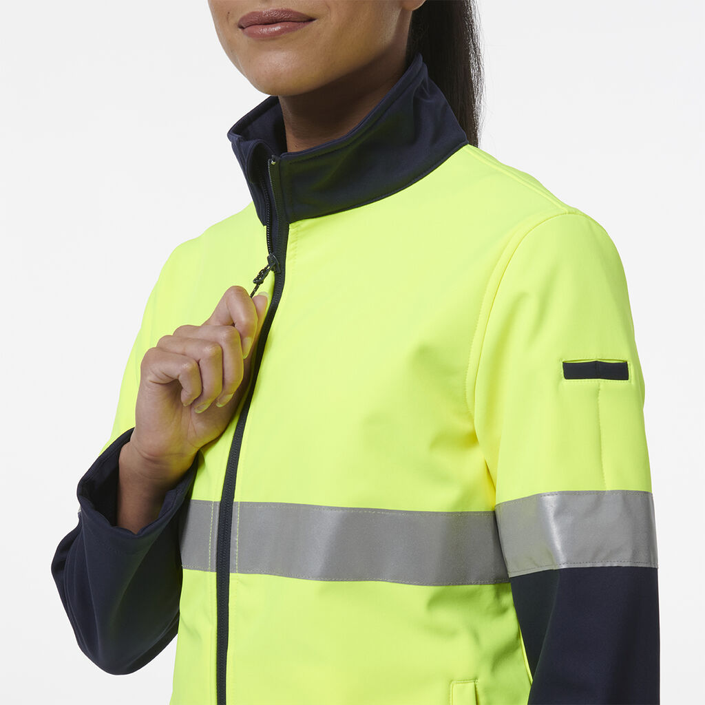 KingGee K45006 Women's Reflective Spliced Soft Shell Jacket