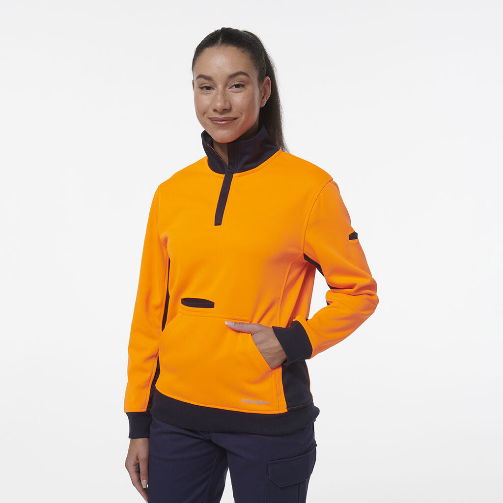 KingGee K45008 Women's Spliced 1/4 Zip Fleece