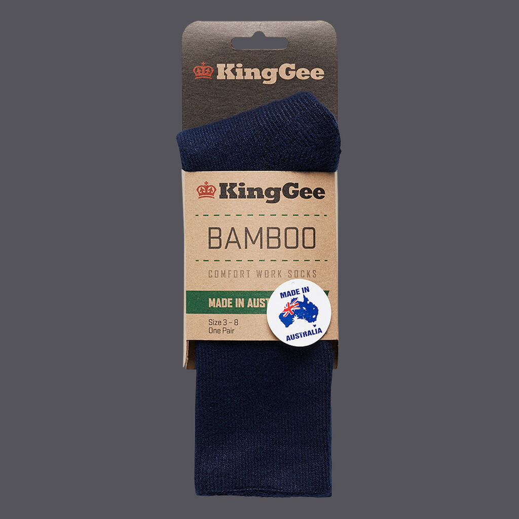 KingGee K49270 Women’s Bamboo Work Socks Size 3-8