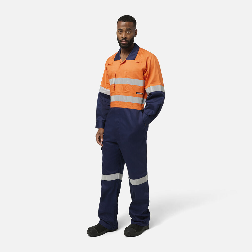KingGee K51006 Originals Vented Spliced Hi-vis Overall