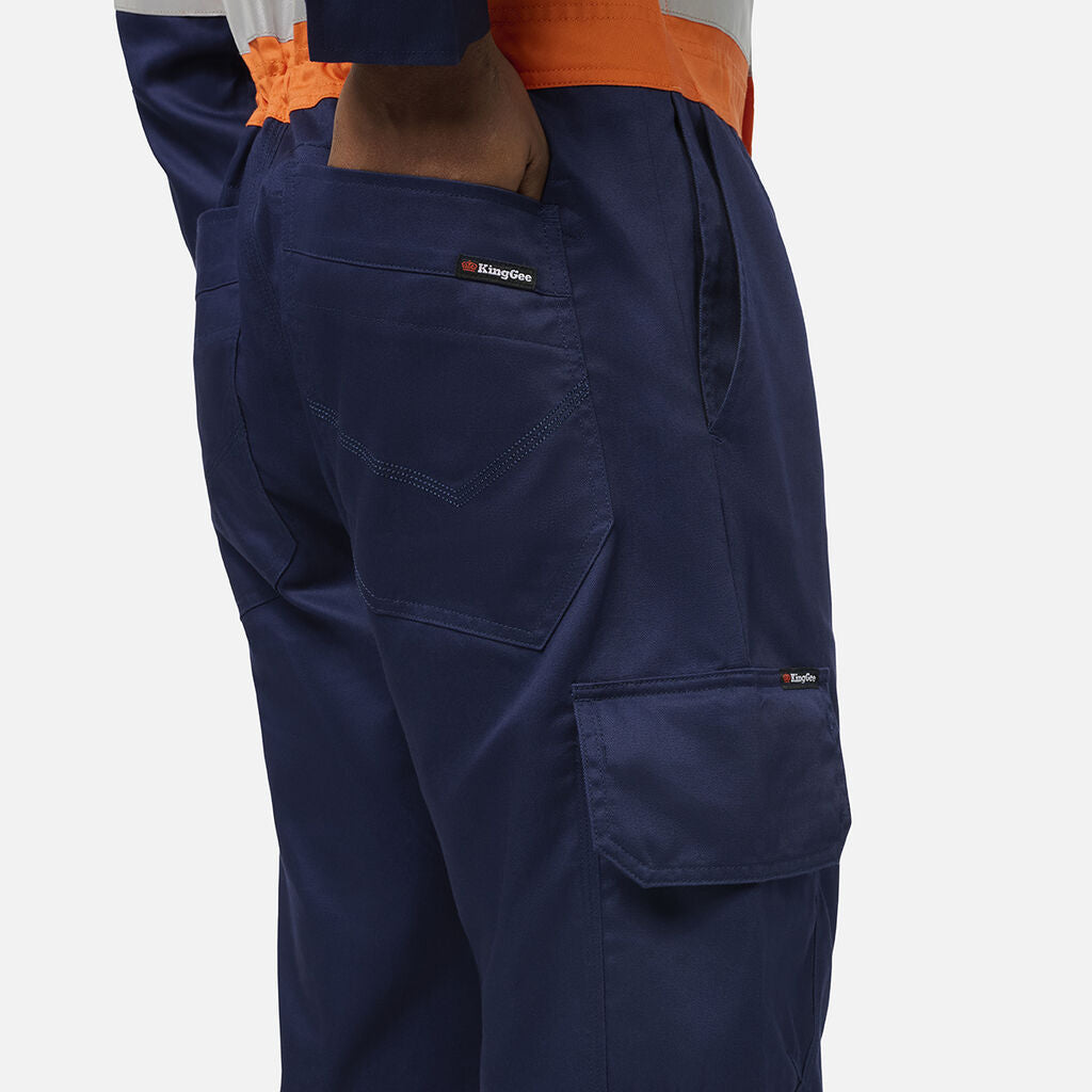 KingGee K51006 Originals Vented Spliced Hi-vis Overall