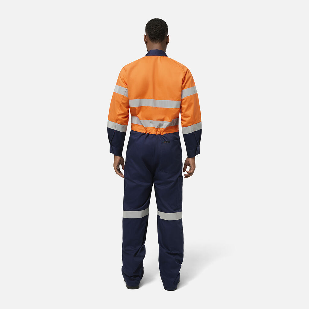 KingGee K51008 Originals Spliced Hi Vis Overall