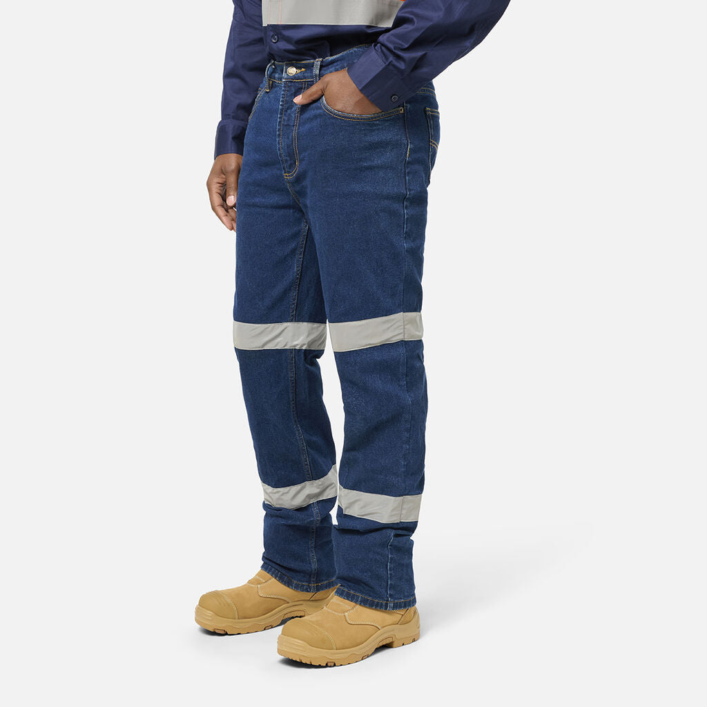 KingGee K53008 Originals Stretch Denim Work Jeans Bio Motion-Stonewash