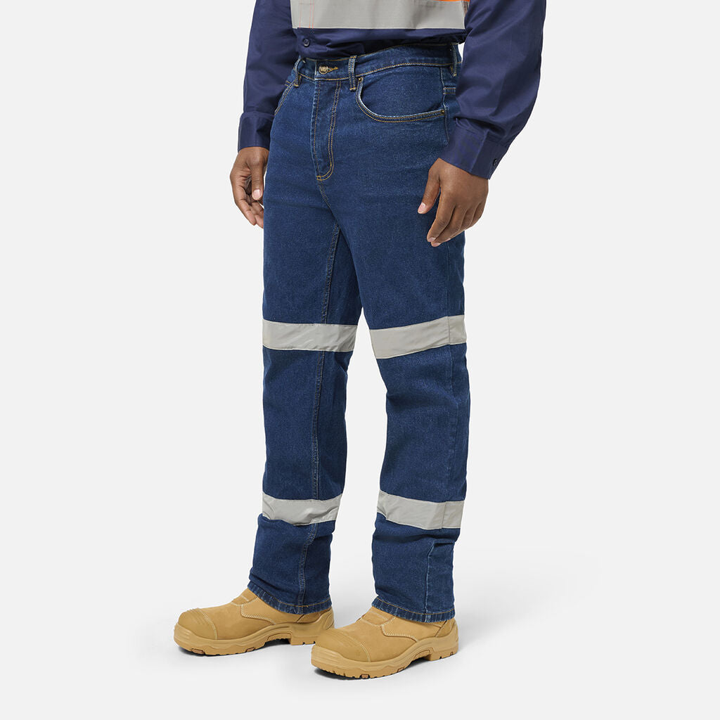 KingGee K53008 Originals Stretch Denim Work Jeans Bio Motion-Stonewash