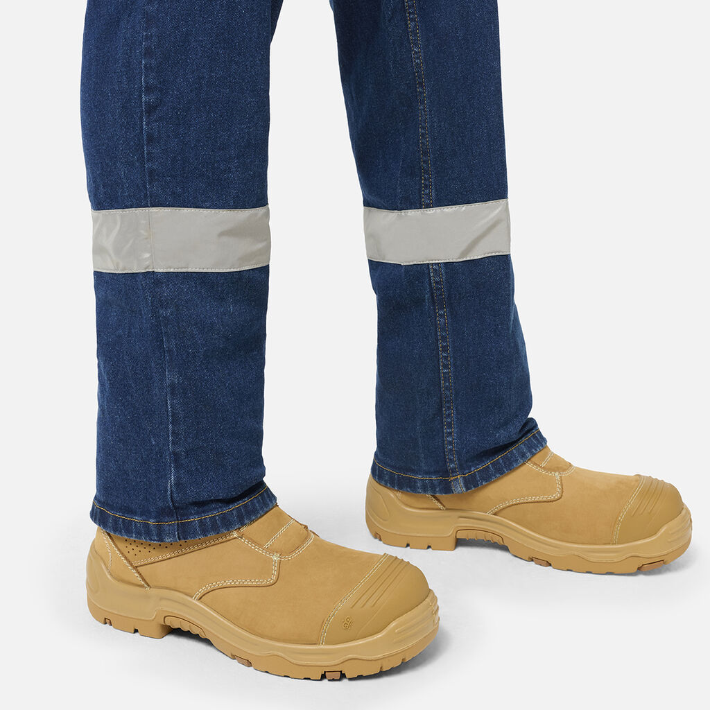 KingGee K53008 Originals Stretch Denim Work Jeans Bio Motion-Stonewash