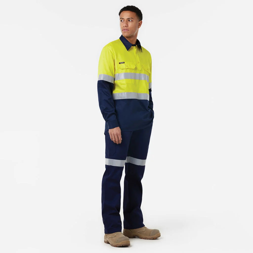 KingGee K54007 Originals Closed Front Vented Drill Shirt Tape