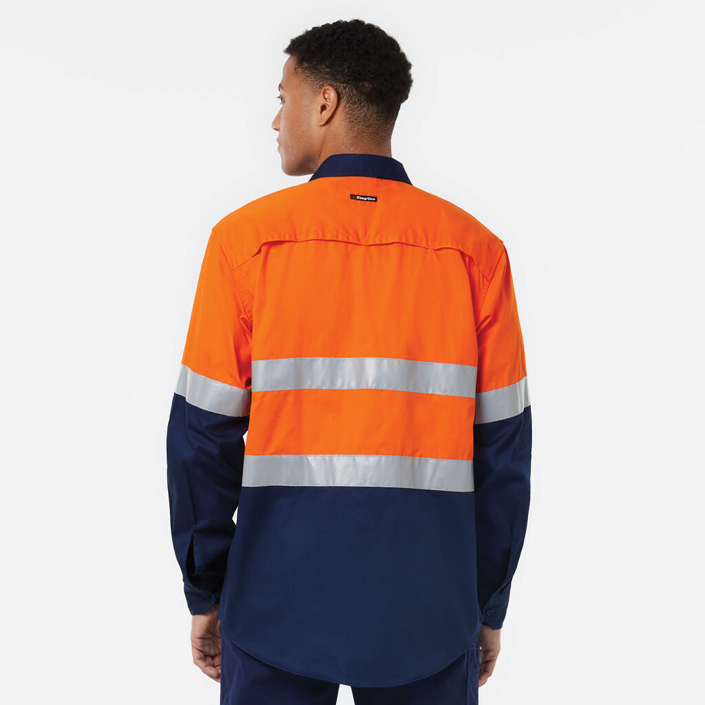 KingGee K54025 Originals Vented Drill Shirt Taped