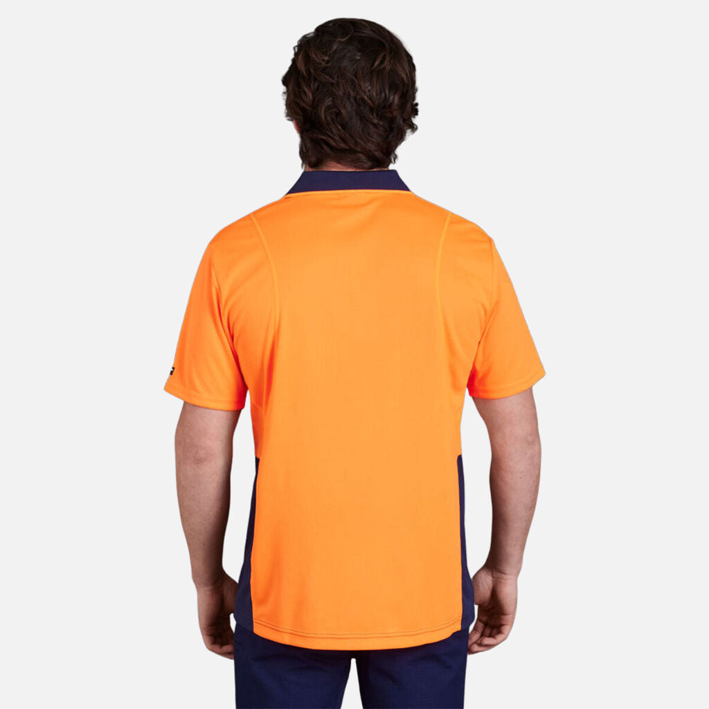 KingGee K54205 Workcool Hyperfreeze Hi-vis Spliced Polo S/S