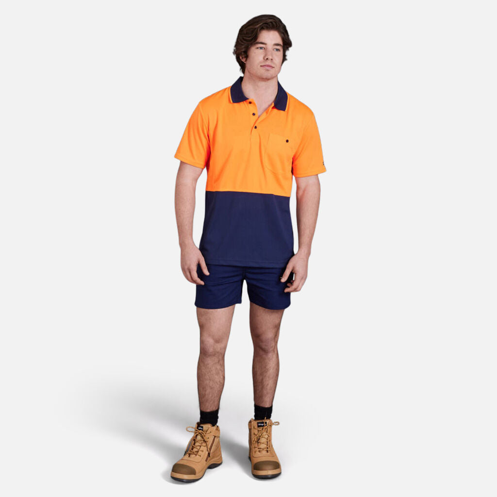 KingGee K54205 Workcool Hyperfreeze Hi-vis Spliced Polo S/S