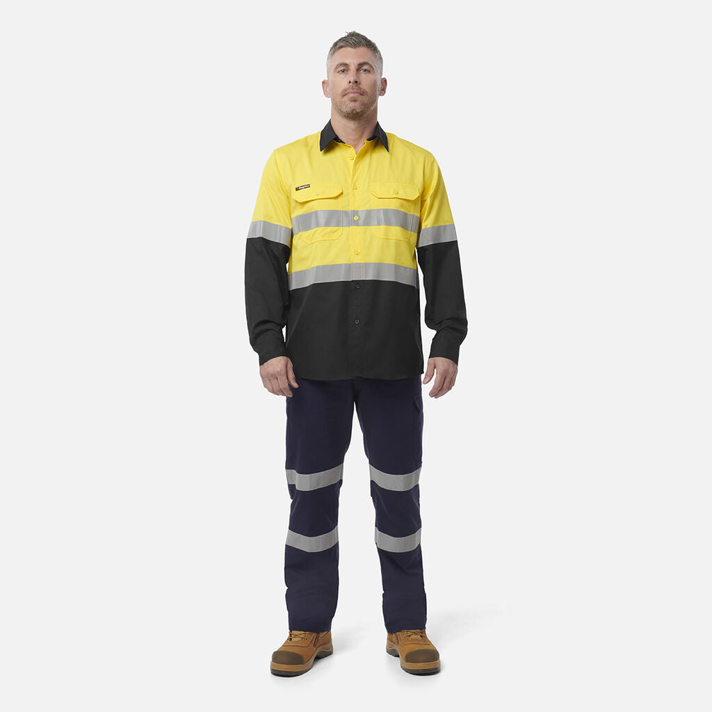 Kinggee K54913 Workcool Vented Spliced Shirt Taped Long Sleeve