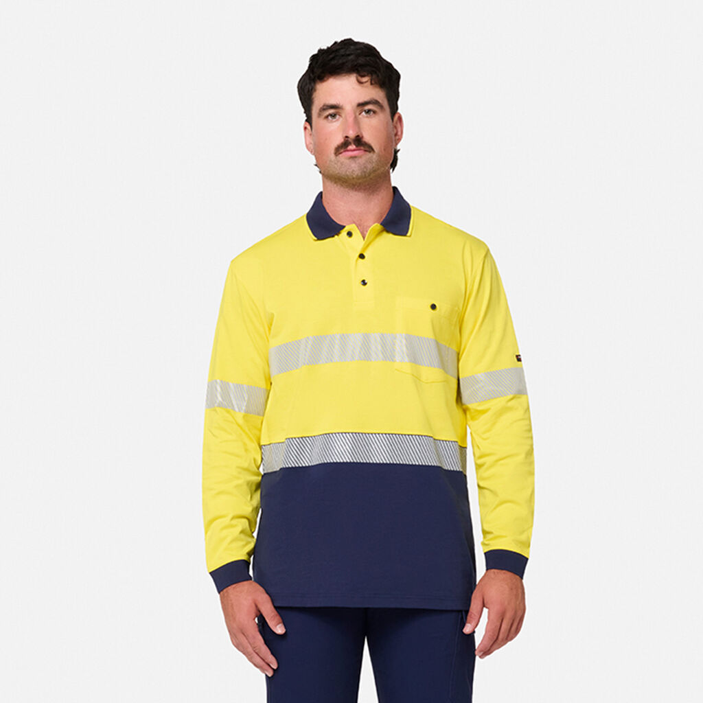KingGee K54926 Originals Hi-Vis Spliced Cotton Polo