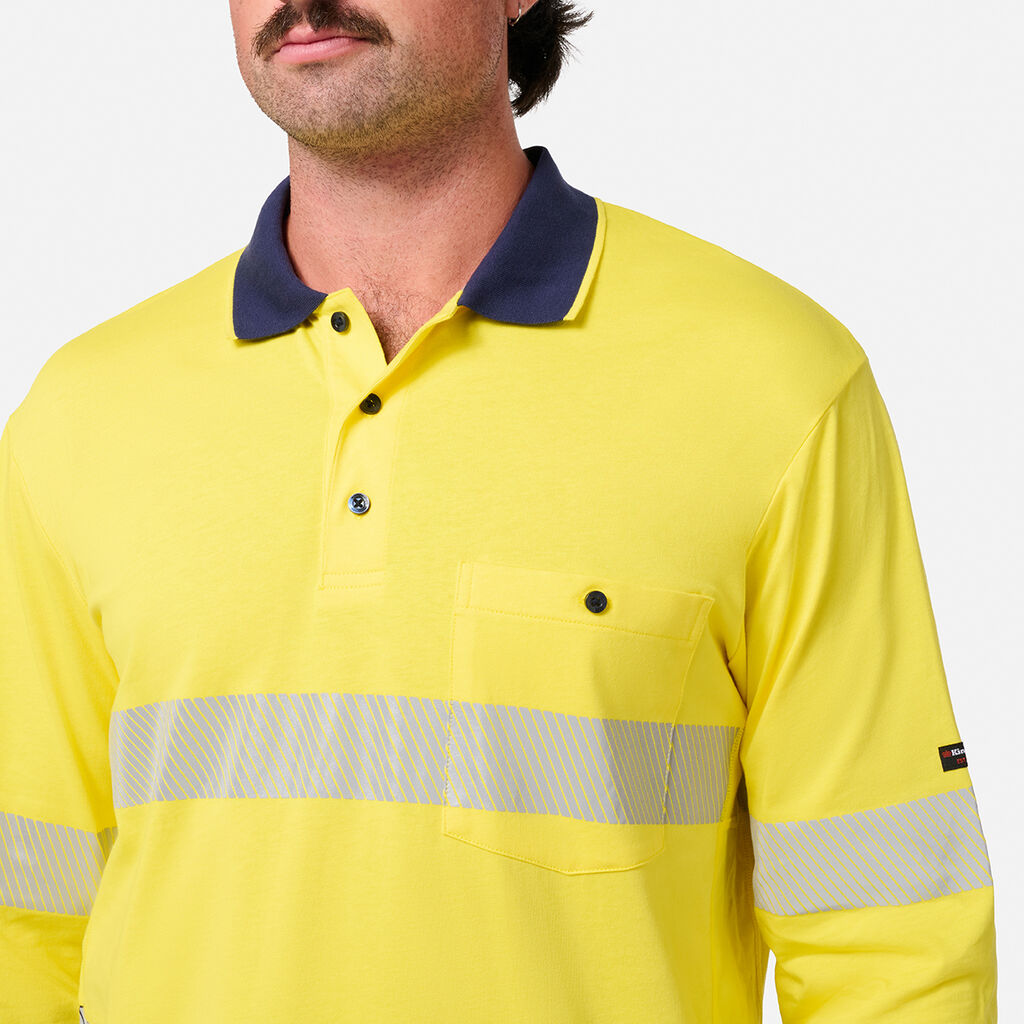 KingGee K54926 Originals Hi-Vis Spliced Cotton Polo