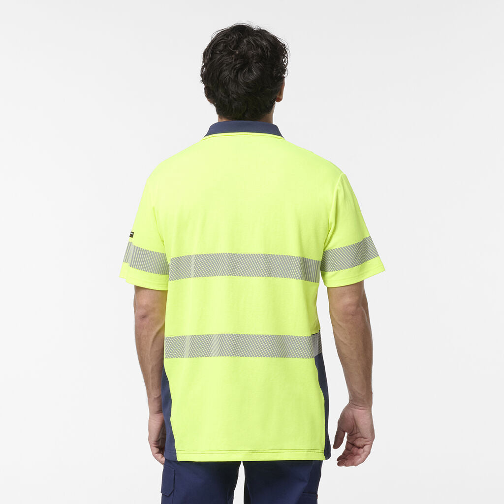 KingGee K54928 Originals Hi-Vis Spliced Taped Cotton Back Polo