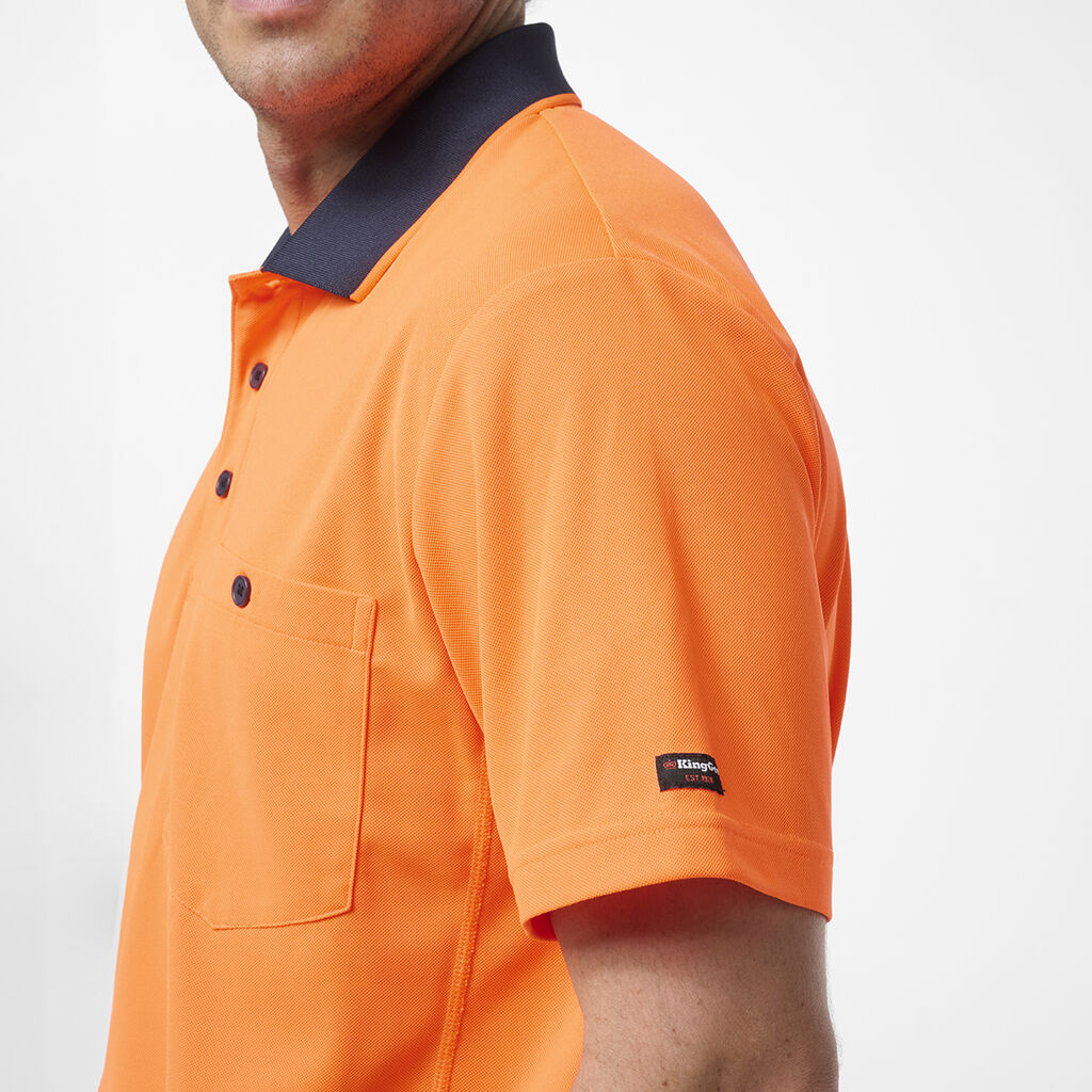 KingGee K54929 Originals Hi-Vis Spliced Polo