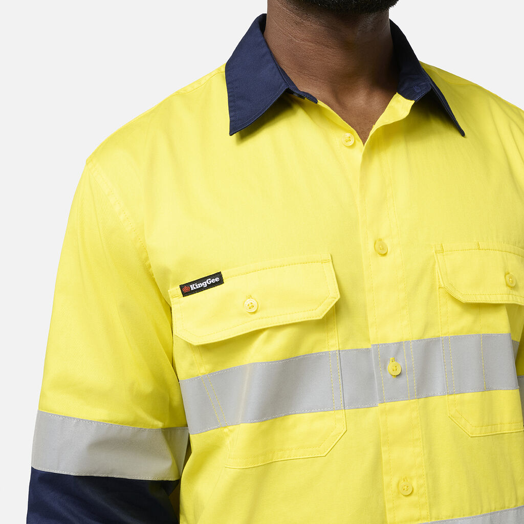 KingGee K54935 Originals Vented Spliced Drill Shirt