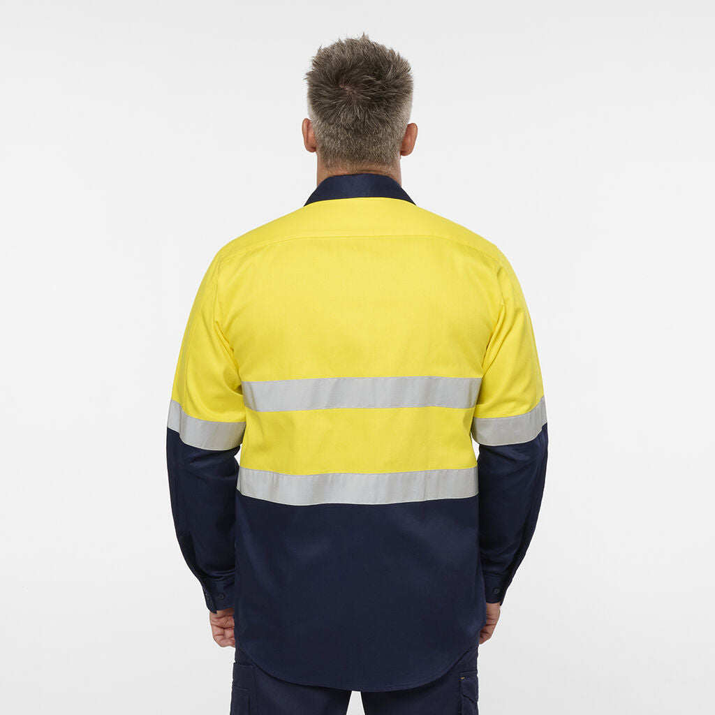 KingGee K54936 Originals Reflective Spliced Drill Shirt