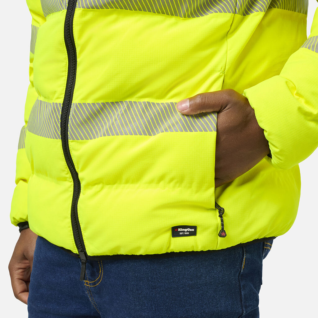 KingGee K55011 Originals DWR Reflective Puffer Jacket