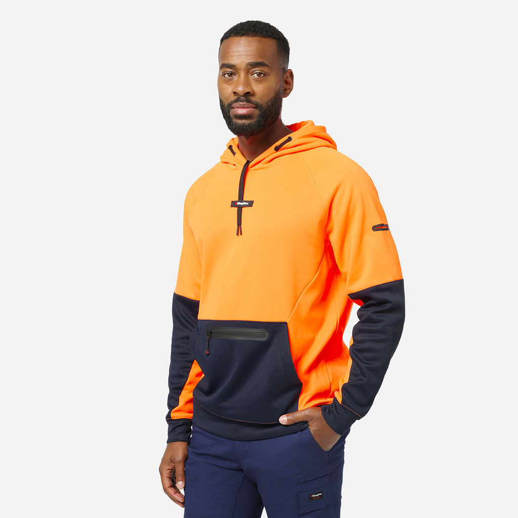 KingGee K55012 Originals Hi Vis Water Repellent Hoodie