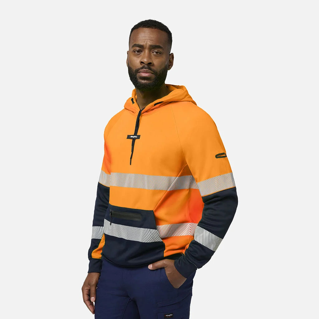 KingGee K55013 Originals Hi Vis Reflective Water Repellant Hoodie