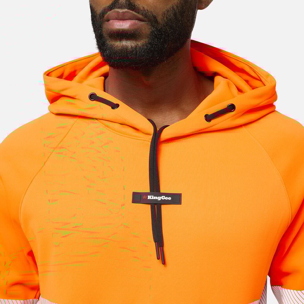 KingGee K55013 Originals Hi Vis Reflective Water Repellant Hoodie